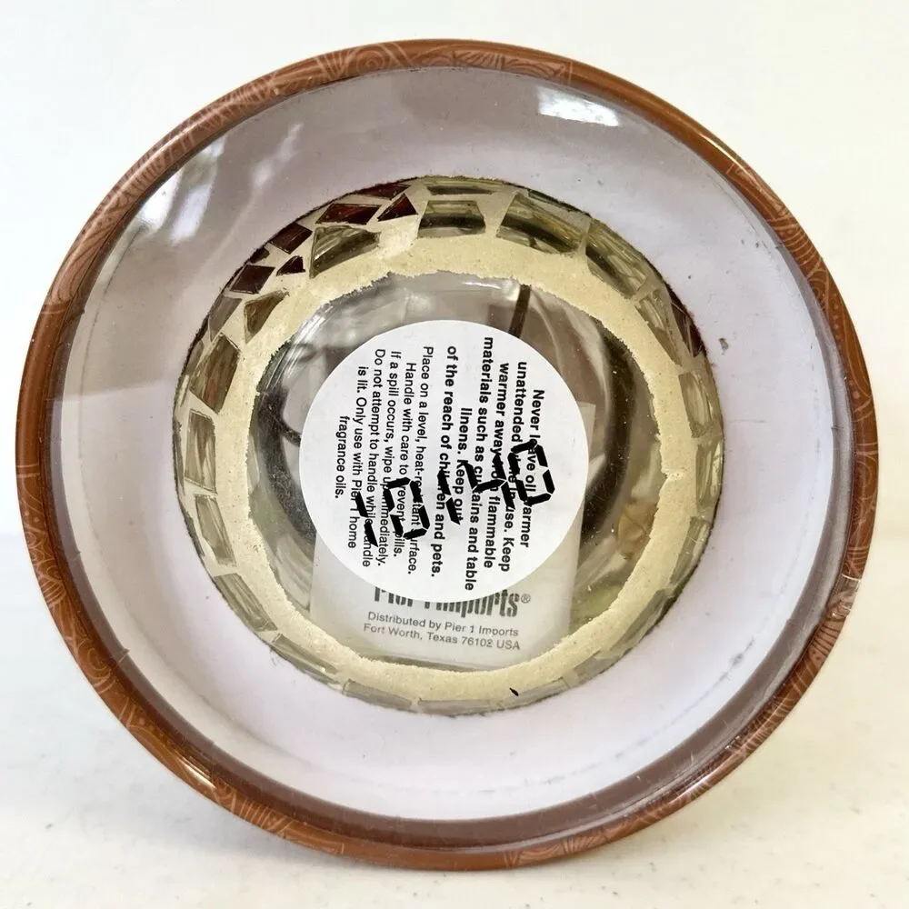 NIB Pier 1 Imports Spiced‎ Cake & Golden Apple Orchard  Oil & Warmer NEW Set